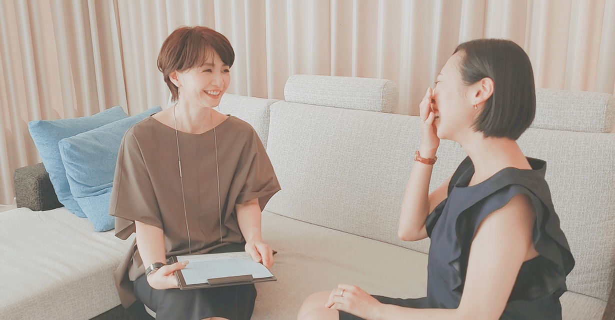 婚活カウンセラーとの無料相談の様子