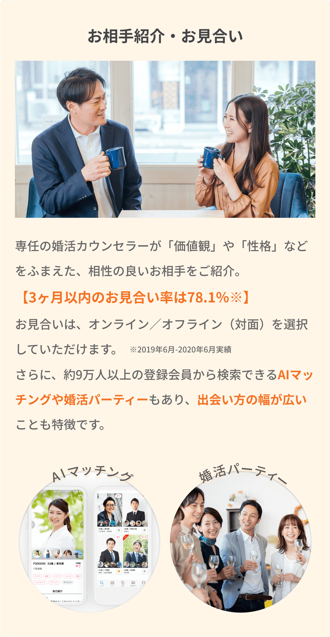 お相手紹介・お見合い